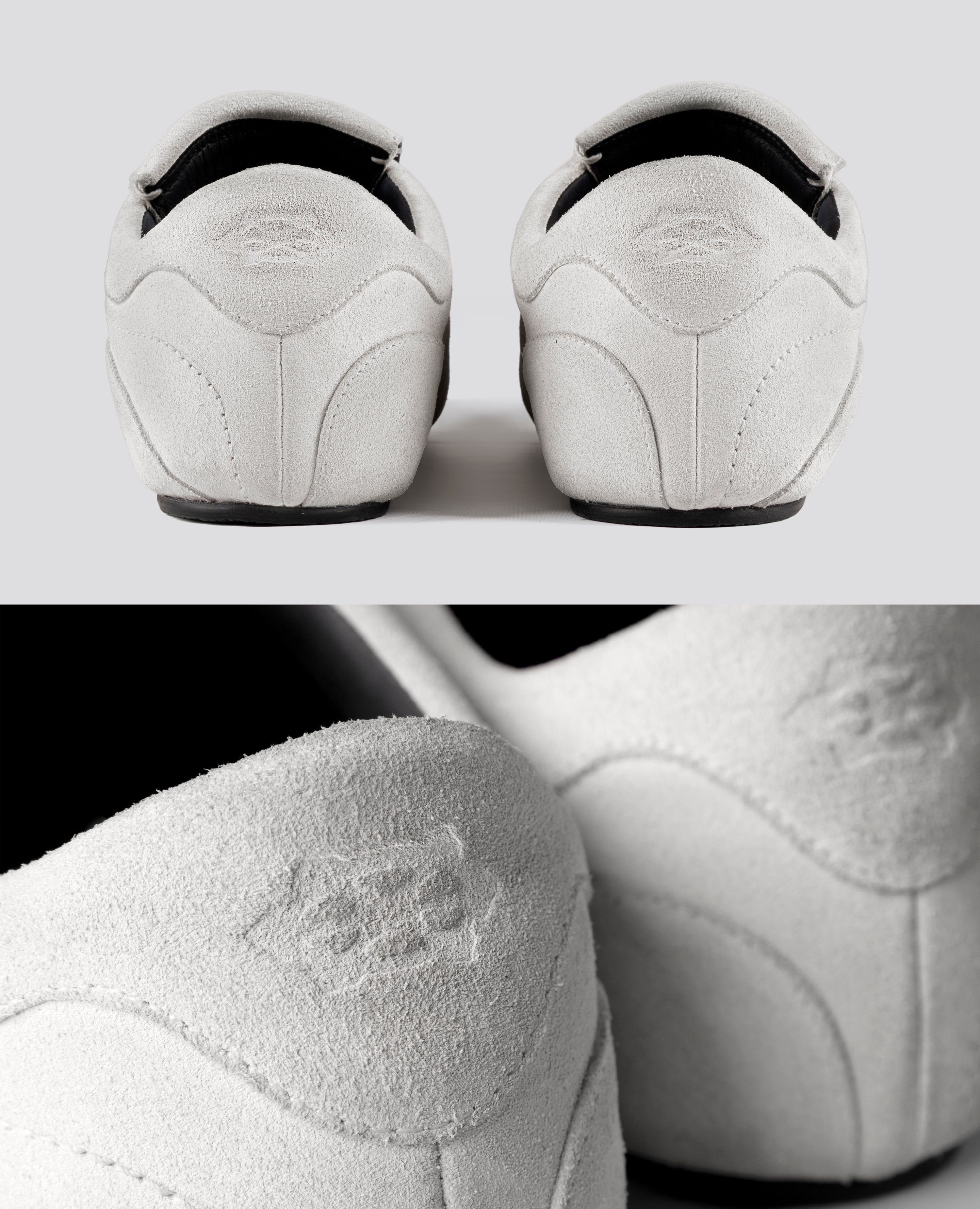DAVRIL SWAN SHOES - PLATINE