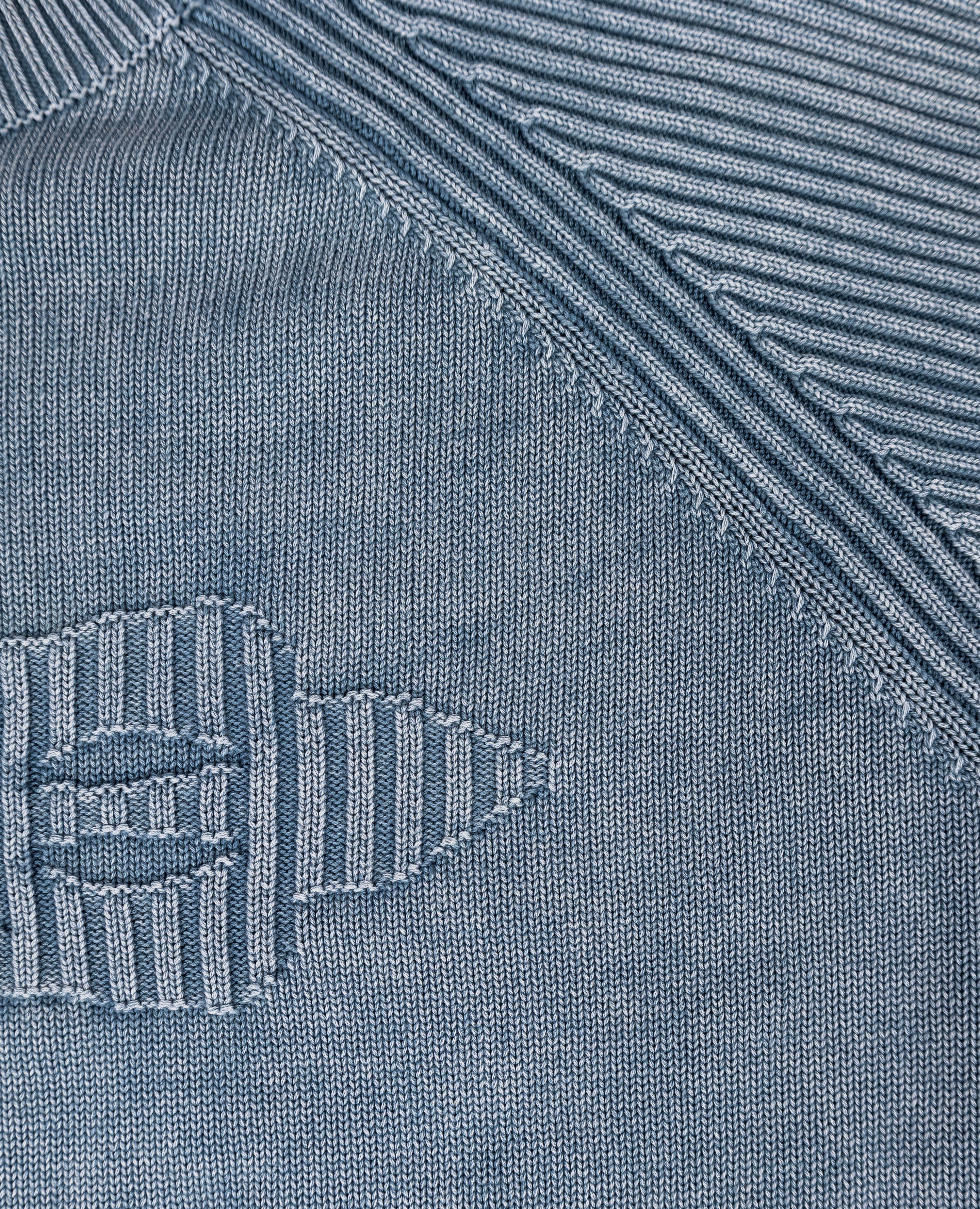 BLUE PARA KNIT